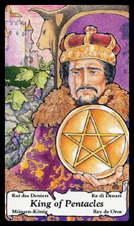 Pentakels Koning Tarotkaart Pentakels Koning