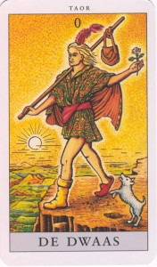 De Dwaas Tarot kaart nul van de grote Arcana 