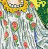 Granaatappels in het gewaad van de tarotkaart de keizerin